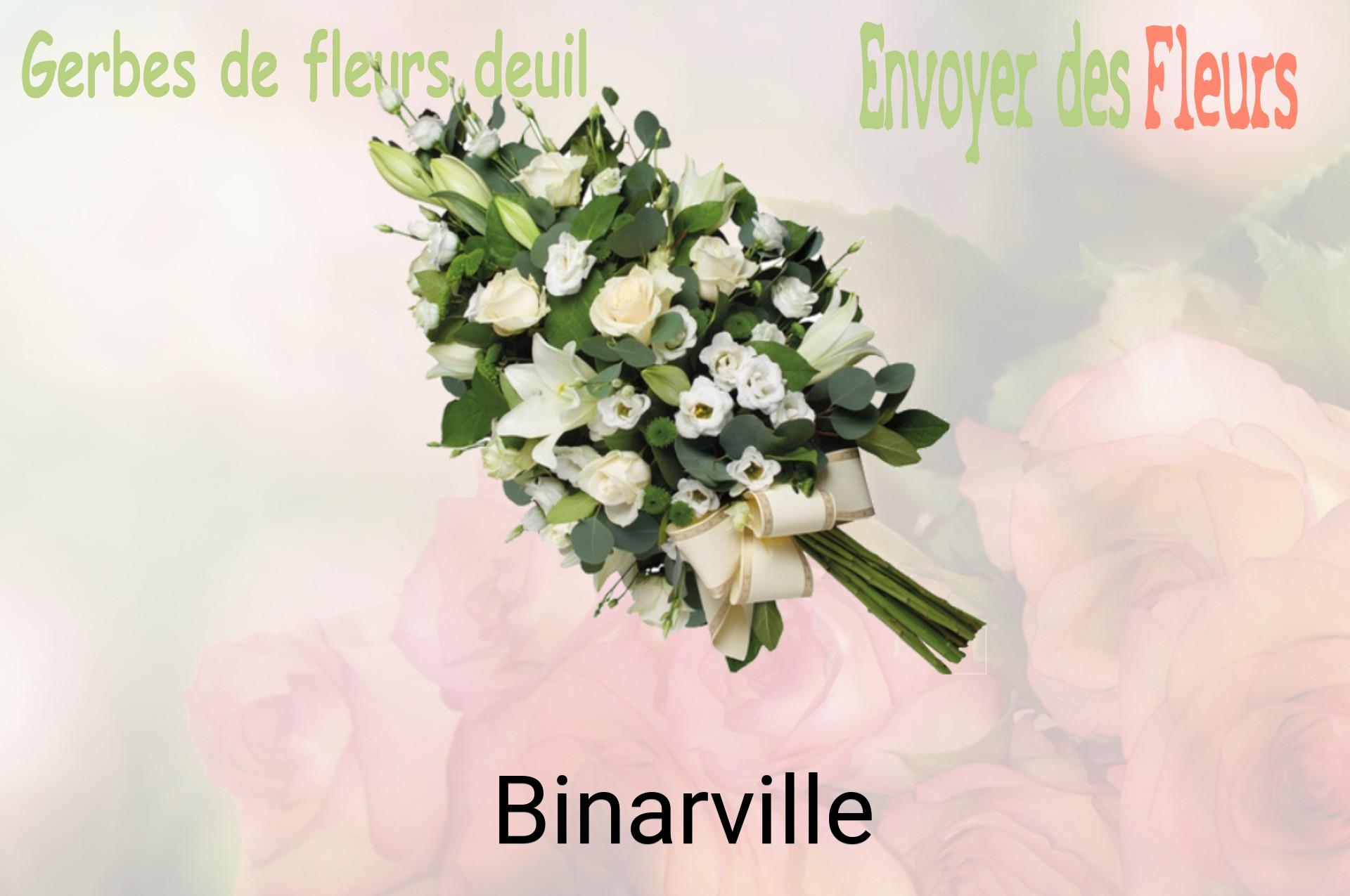 Gerbe de fleurs de deuil livrée à Binarville